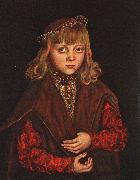 CRANACH, Lucas the Elder A Prince of Saxony dfg oil